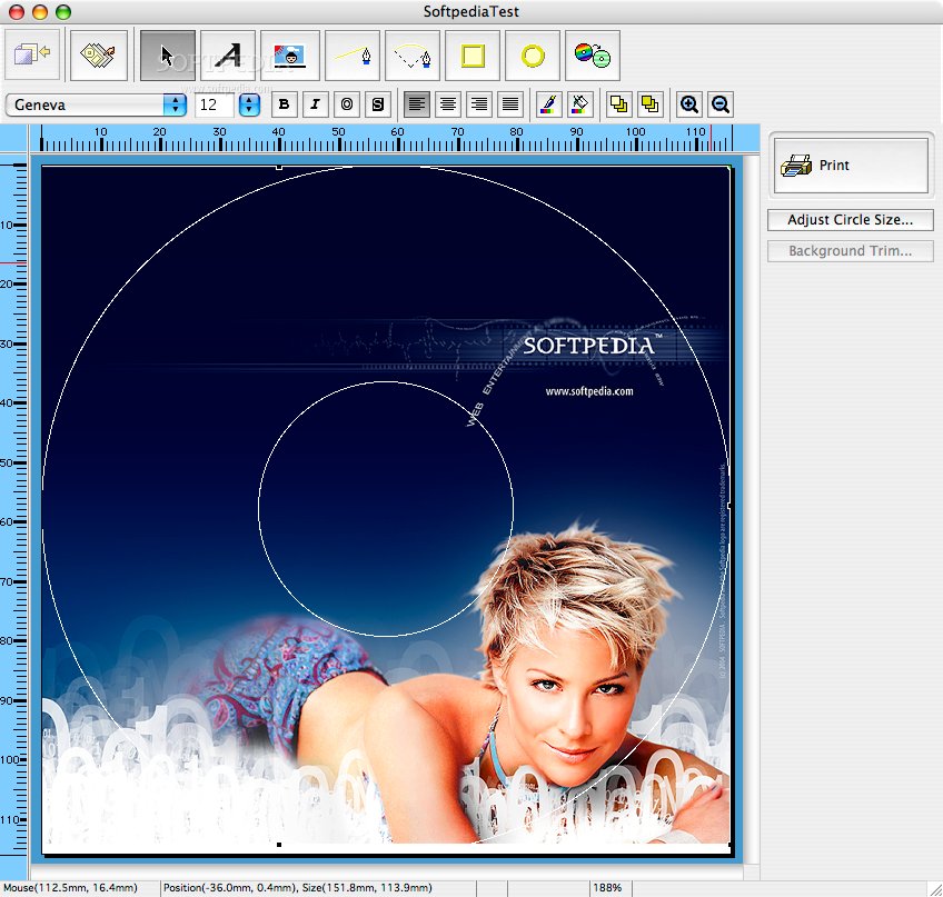 free cd label printing software for mac